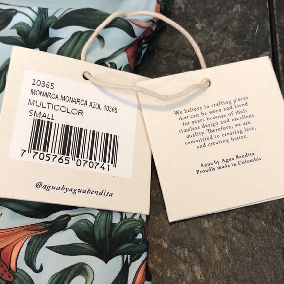 Floral Print One Piece Swimsuit - Picture 10 of 16